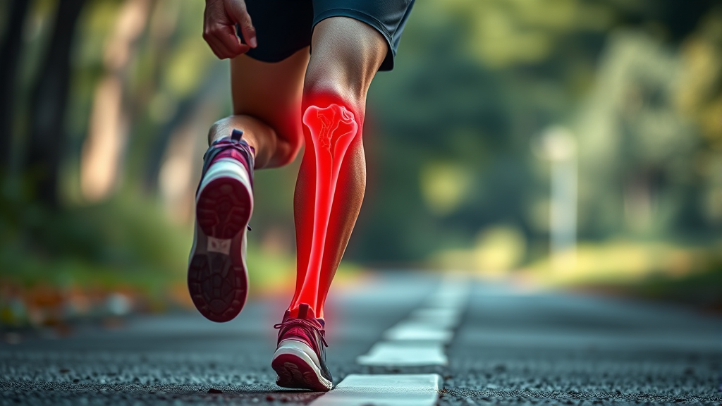 무릎 부상, 왜 생길까요? (realistic 스타일)