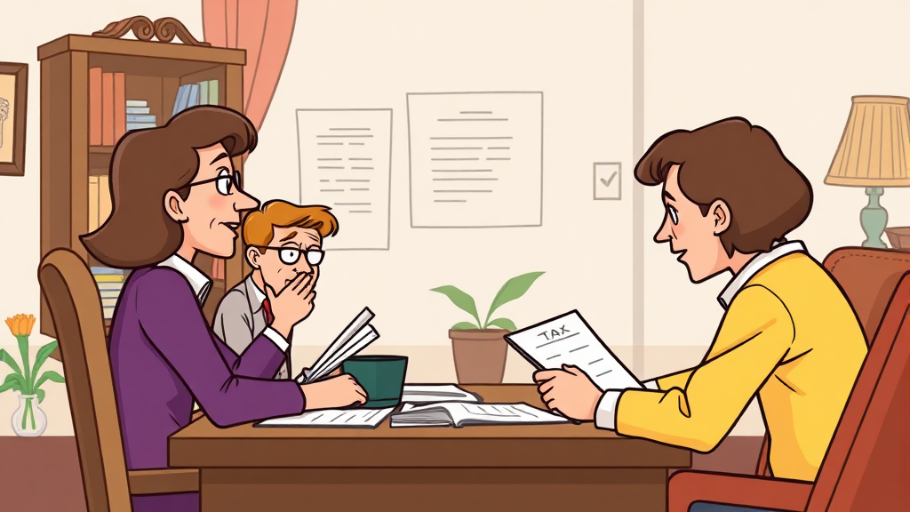 세무사 필요 여부 (cartoon 스타일)