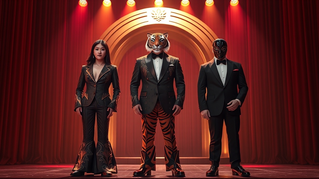 다른 가면 가수 추리 (realistic 스타일)