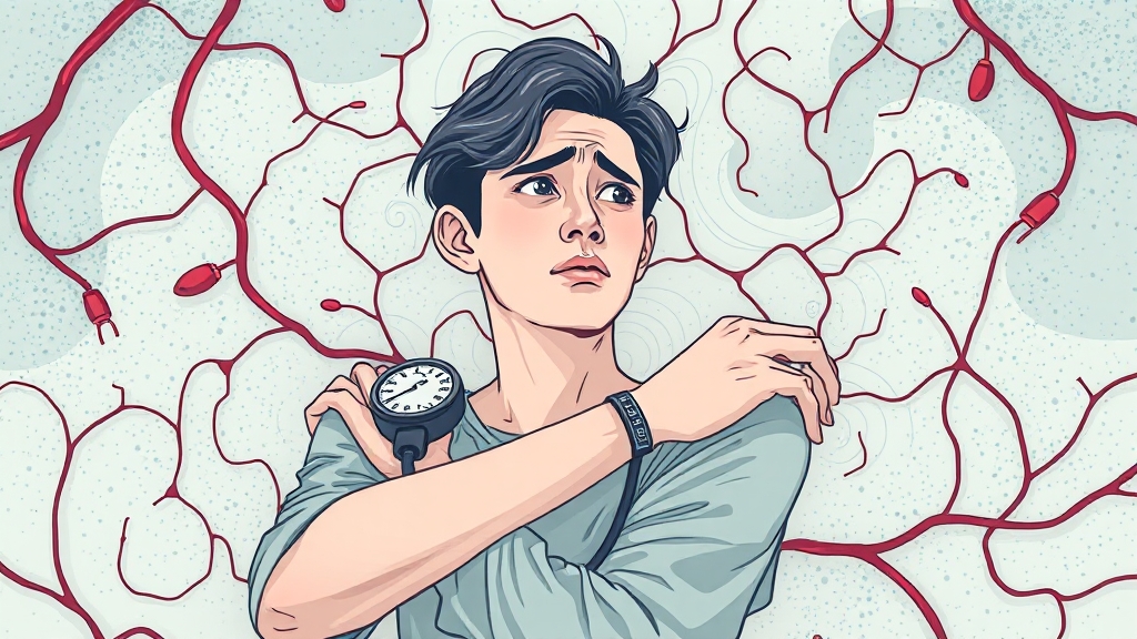 저혈압이란 무엇일까요? (illustration 스타일)