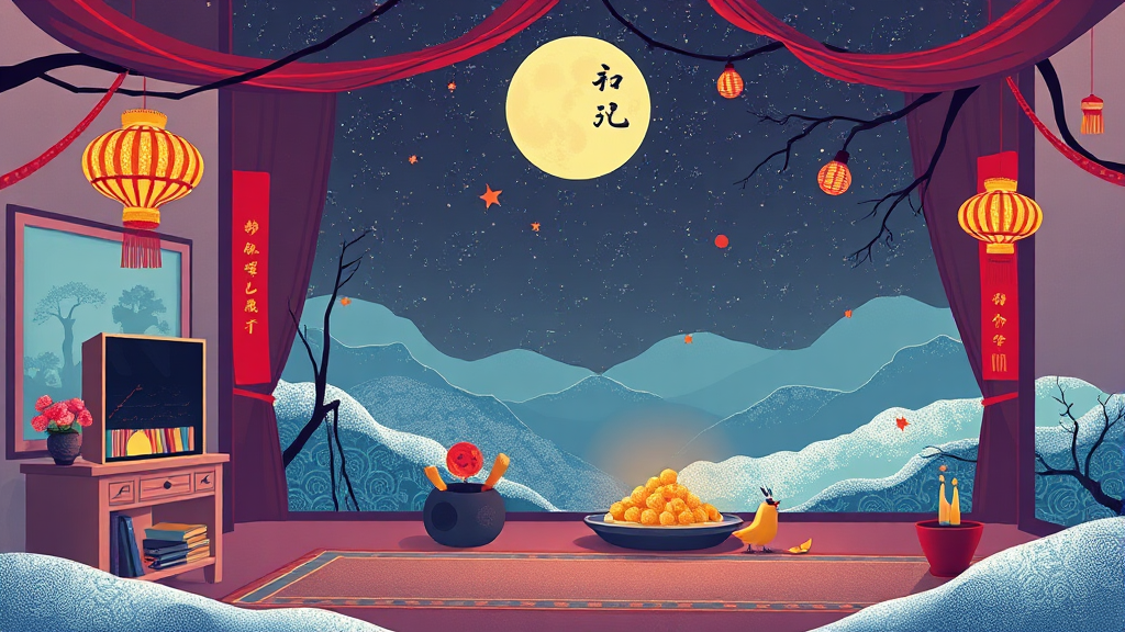 설 연휴 첫날: 놓치면 후회할 명작 영화 라인업 (illustration 스타일)