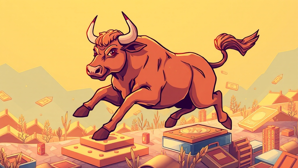 코스피 상승, 왜일까요? (illustration 스타일)