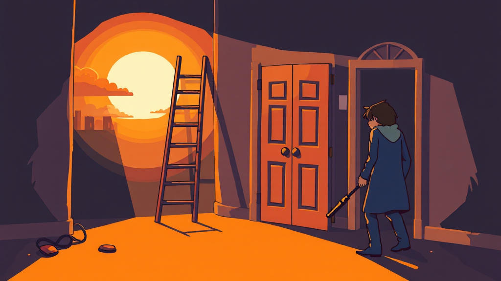 강도 A씨, 법적 처벌은? (cartoon 스타일)