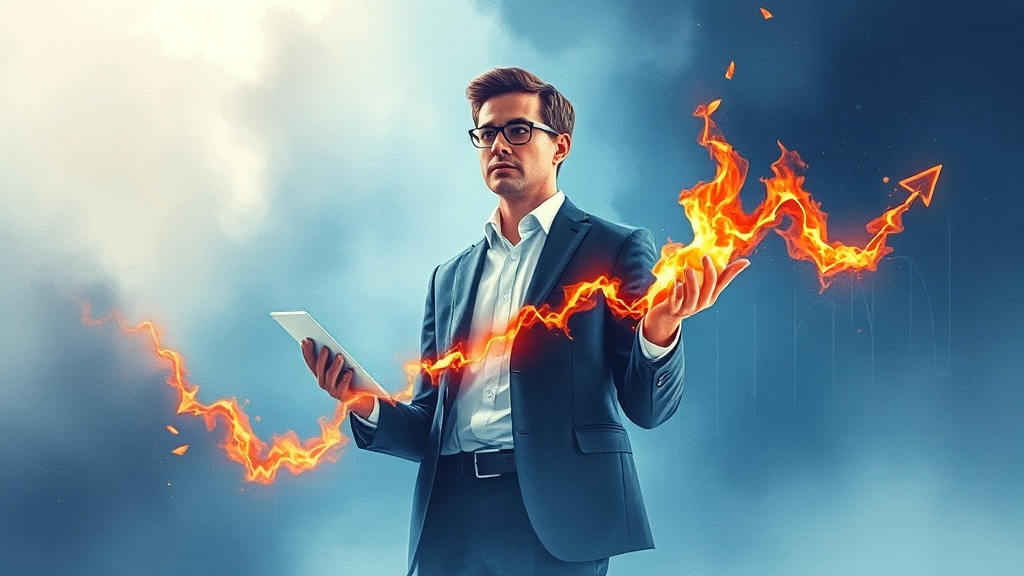 주가 급등, 왜 이렇게 올랐을까? (watercolor 스타일)