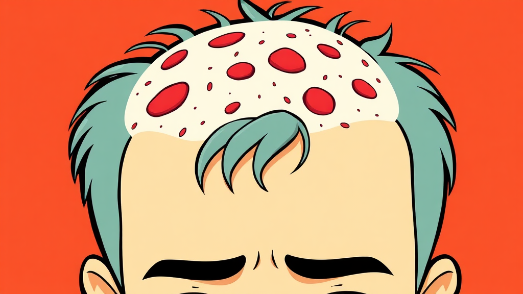 두피 백선 관련 자주 묻는 질문 (cartoon 스타일)