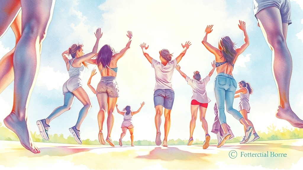 하지정맥류, 이제 걱정 마세요! (watercolor 스타일)