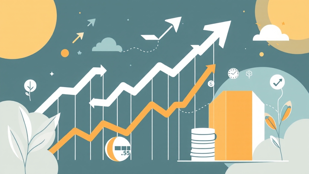 정부 경제 정책 방향 (illustration 스타일)