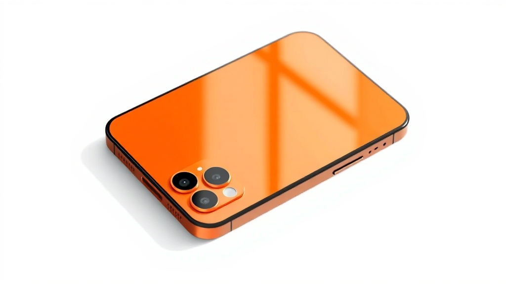 아이폰17: 디자인 및 외관 변화 (realistic 스타일)