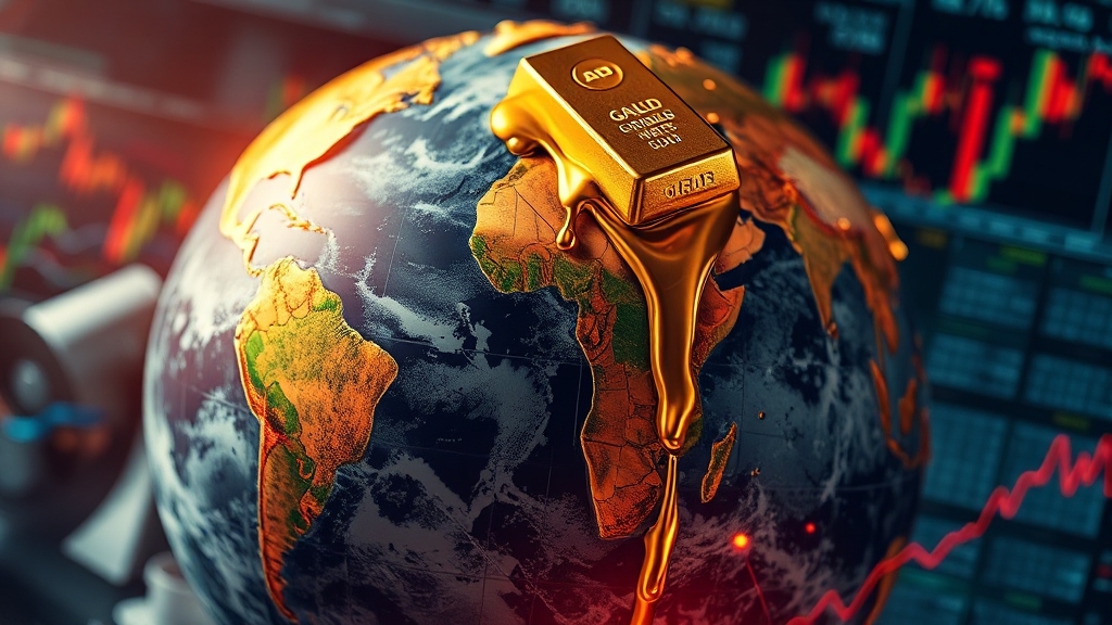 금값 변동 요인 분석 (realistic 스타일)