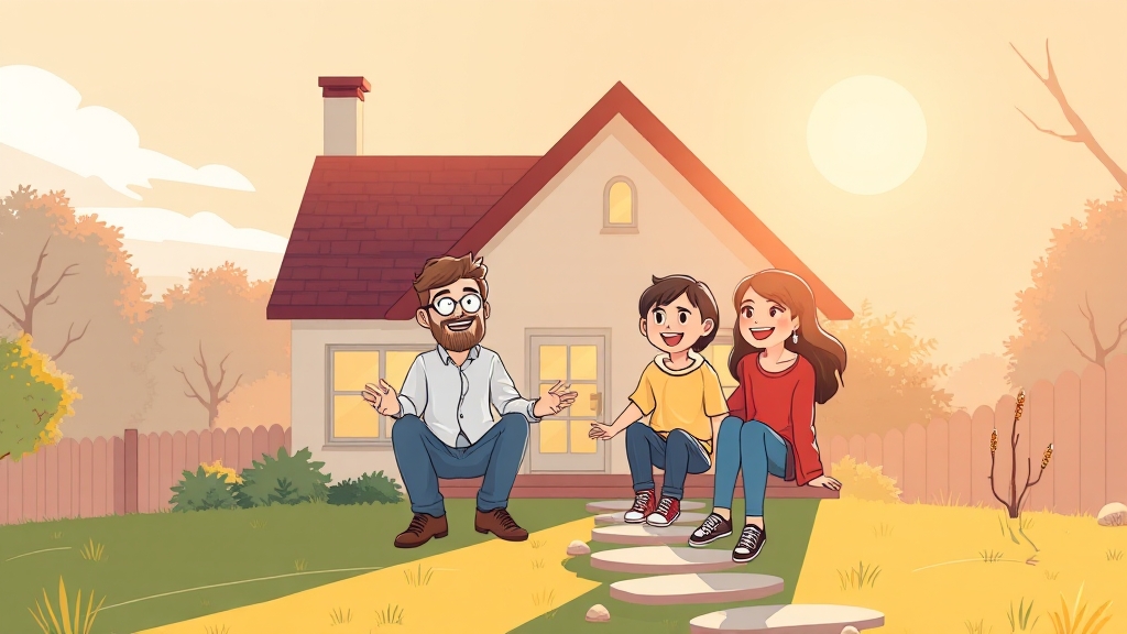 생애최초 주택대출이란? (illustration 스타일)