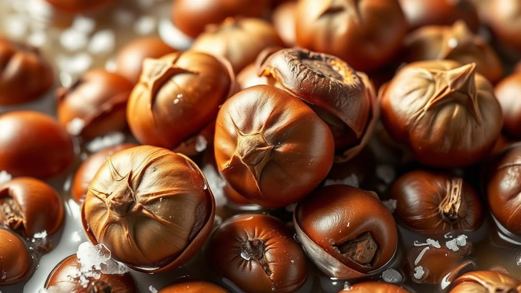 밤 준비 및 세척법