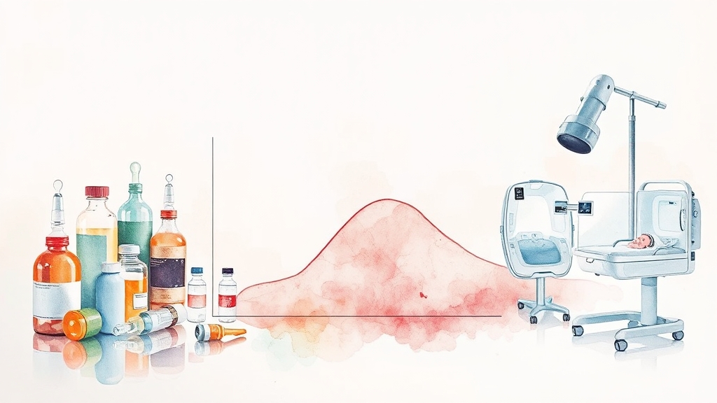 기대수명 증가, 왜 둔화되었나? (watercolor 스타일)