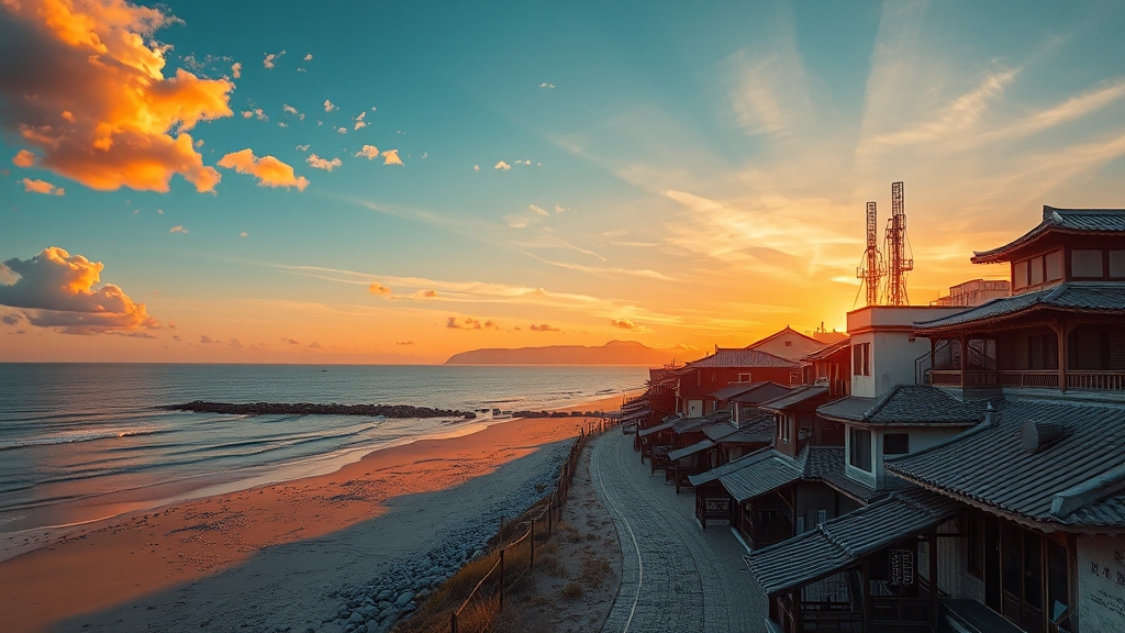 2일차: 포항, 바다와 산업의 조화 (realistic 스타일)
