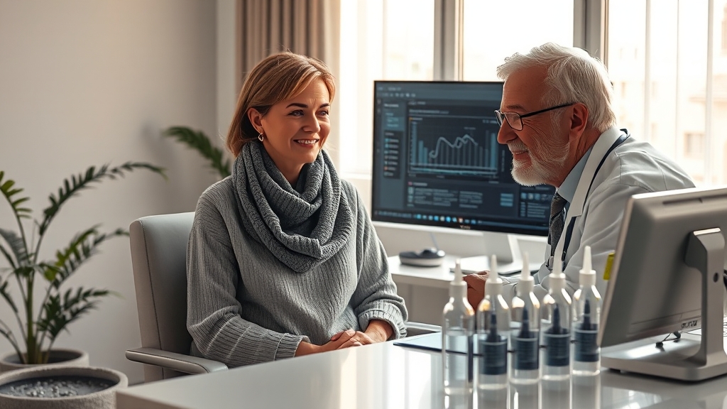 40대 이상 고비용 치료 보장 전략 (realistic 스타일)