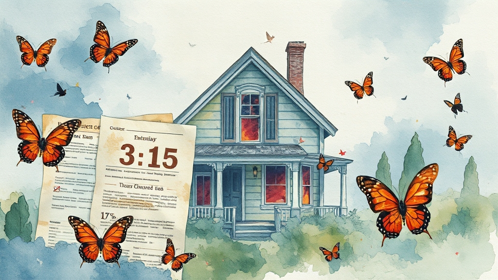 미납 시 불이익 (watercolor 스타일)