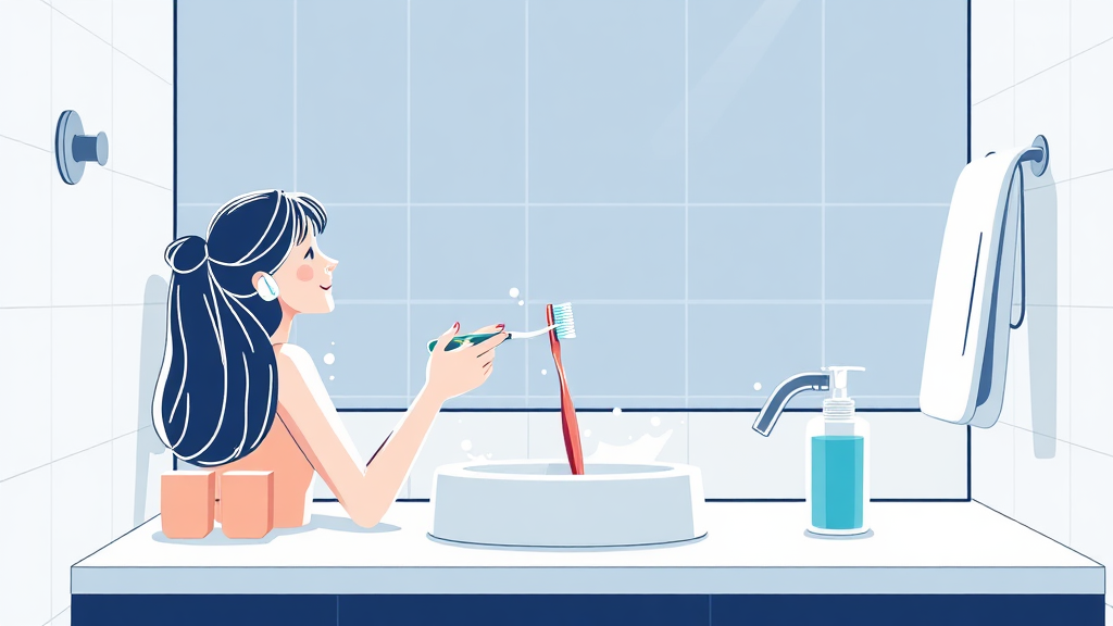 욕실용품 공유, 위생과 에티켓 사이 현명한 선택법 5 가족 및 친구 집에서의 욕실용품 공유 문화 (illustration 스타일)