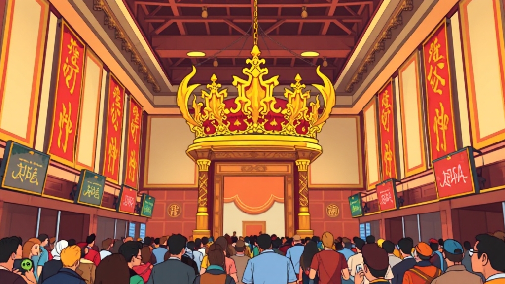 전시 관람 정보 및 운영 (cartoon 스타일)