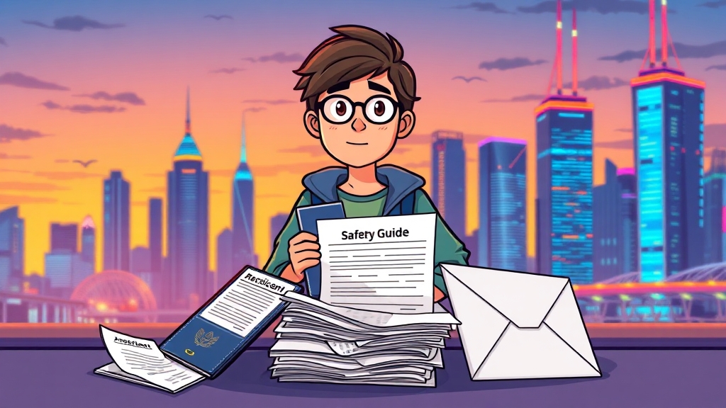 보험금 청구 절차 및 유의사항 (cartoon 스타일)