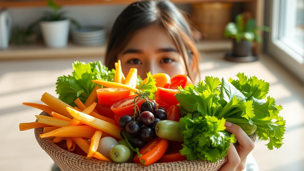 혈당 관리의 중요성 (realistic 스타일)