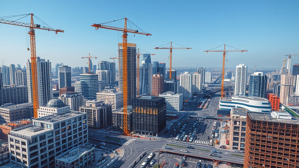 국토교통부 소개: 주요 업무 및 역할 (realistic 스타일)