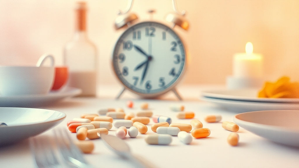 마그네슘, 언제 먹는 게 좋을까? (watercolor 스타일)