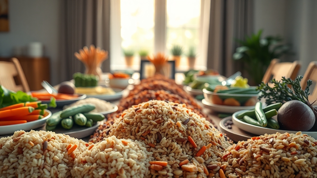 당뇨 쌀, 얼마나 도움이 될까? (realistic 스타일)