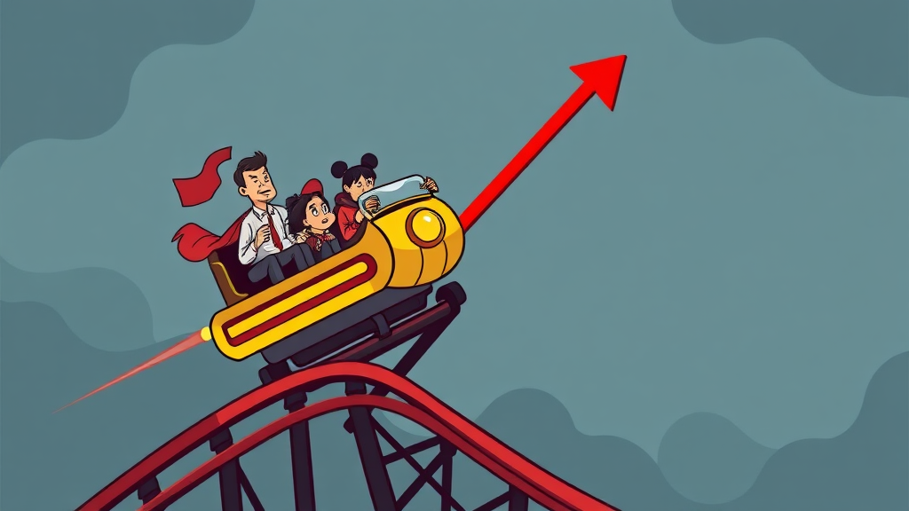 주가 변동성, 왜 클까? (cartoon 스타일)