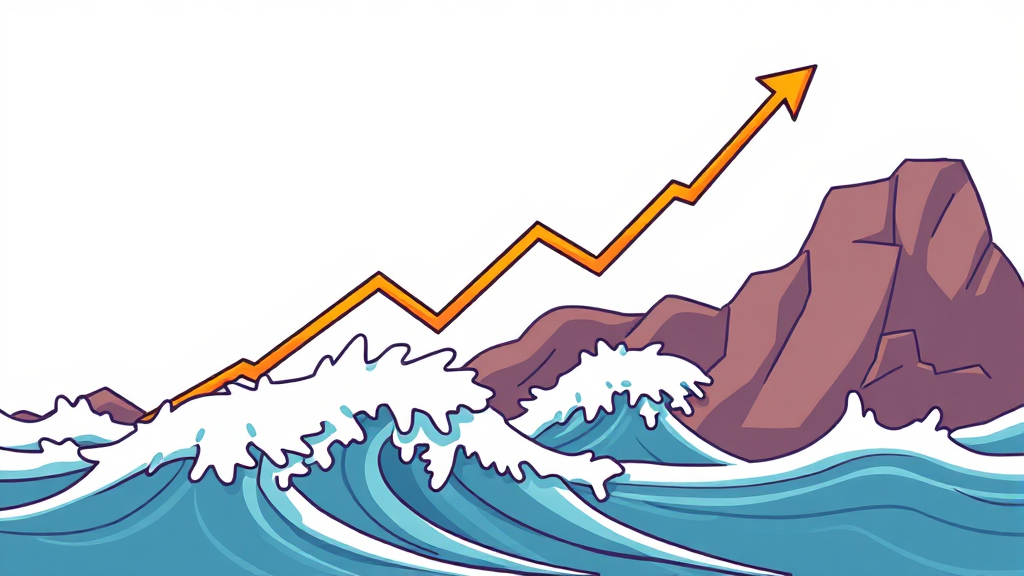 증권 시장 현황 및 기회 (cartoon 스타일)