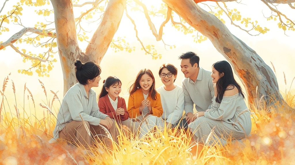 2025년 추석 관련 정보: 생계급여 조기 지급 (watercolor 스타일)