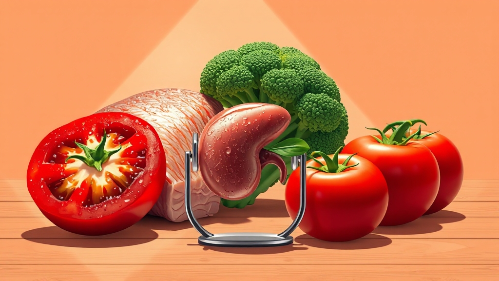 전립선 건강, 어떤 음식이 좋을까요? (illustration 스타일)