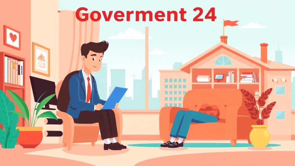 정부24, 어떤 서비스 제공? (cartoon 스타일)