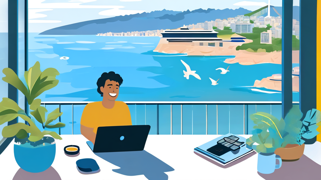 2026 워케이션 지원금, 어떤 혜택이 있나요? (watercolor 스타일)