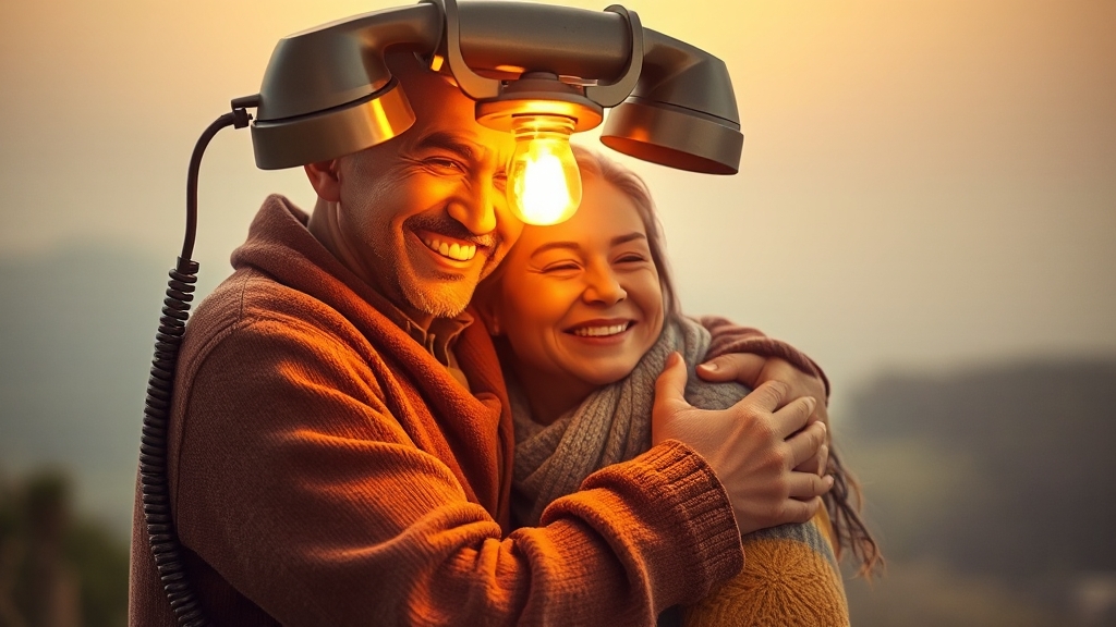 심리적 지원 및 사회적 연결 (realistic 스타일)