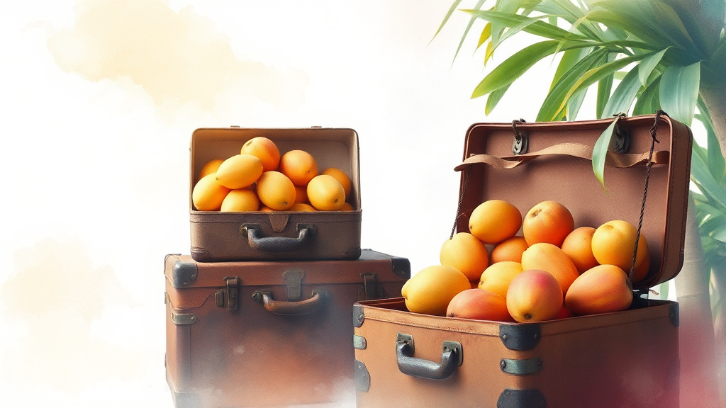 수하물 규정 & 추가 구매 (watercolor 스타일)