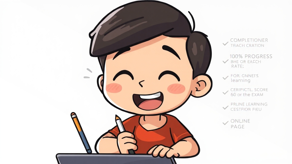 수료 및 평가 (cartoon 스타일)