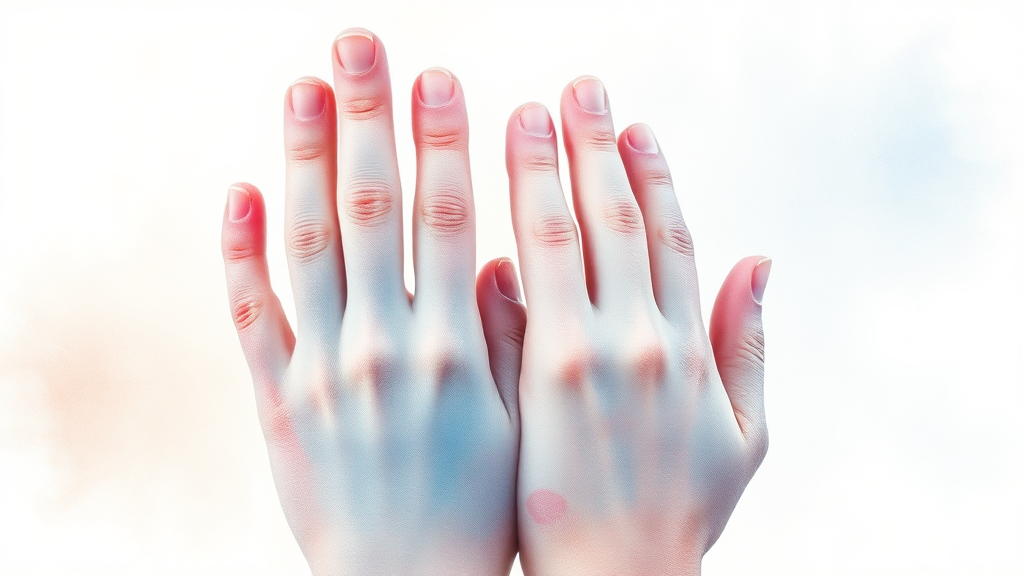 레이노 증후군이란? (watercolor 스타일)