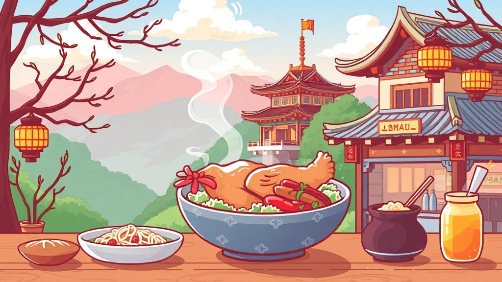 소백산 맛집 추천 (cartoon 스타일)