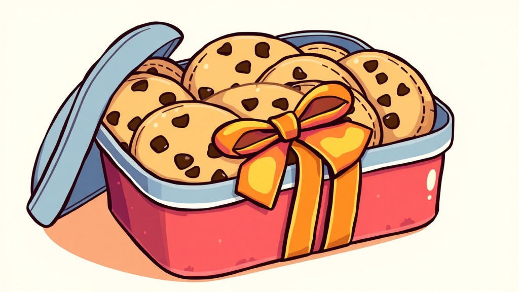 제니쿠키 선물 추천 (cartoon 스타일)