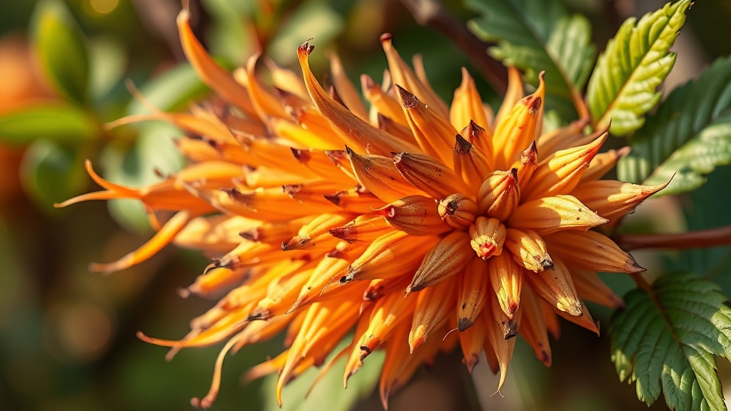 황기의 주요 효능 (realistic 스타일)