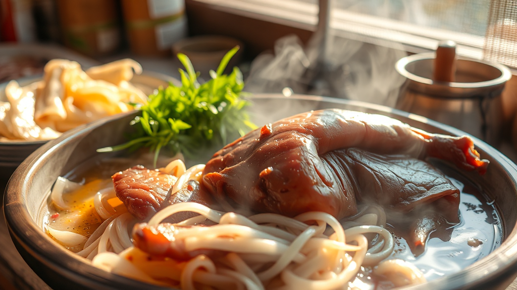 식당 이용 꿀팁 (realistic 스타일)