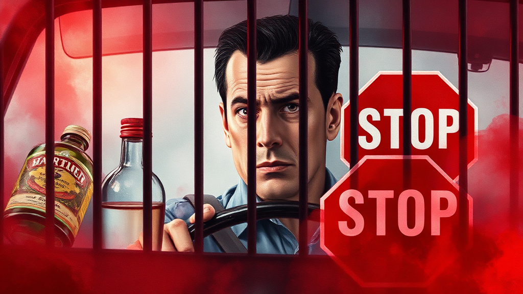 음주운전 및 약물운전 처벌 강화 (watercolor 스타일)