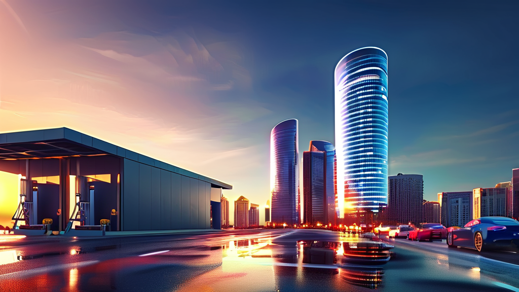 경제 및 금융 시장: 불안 속 기회 찾기 (realistic 스타일)