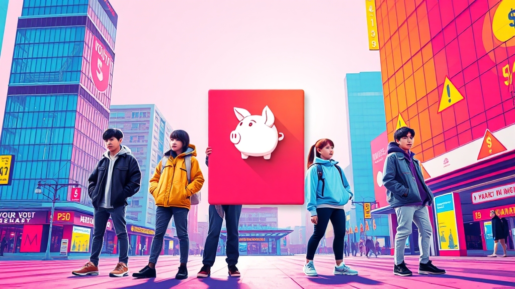 통장 운영 시 주의사항 (popart 스타일)