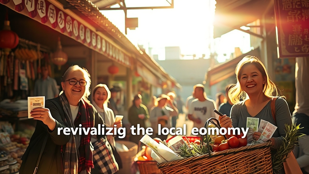 소비쿠폰, 왜 중요할까요? (realistic 스타일)