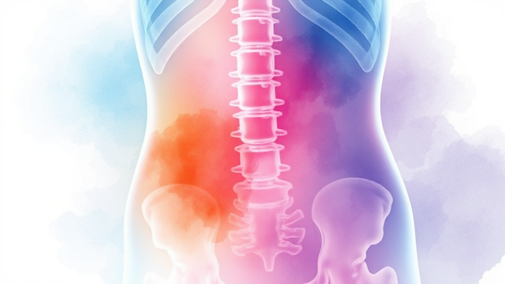 맹장염 단계별 증상 변화 (watercolor 스타일)