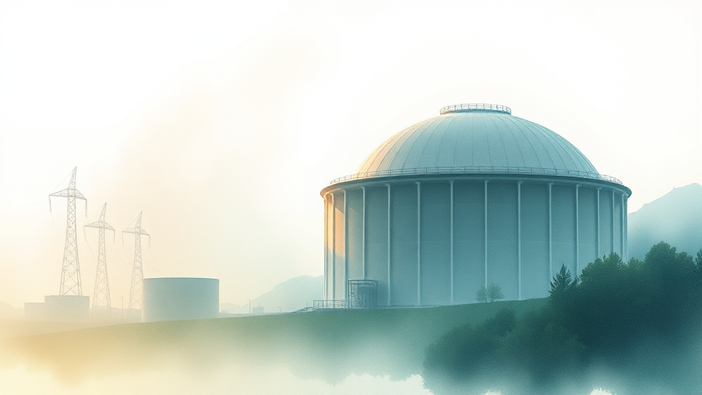 소형모듈원전(SMR) 완벽 분석: 투자 기회와 핵심 기업 총정리 7 글로벌 SMR 기술 선도 기업 및 동향 (watercolor 스타일)