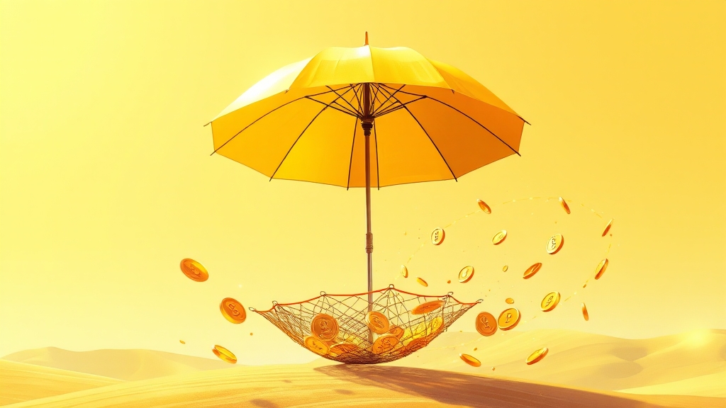 노란우산공제, 어떤 혜택이? (illustration 스타일)