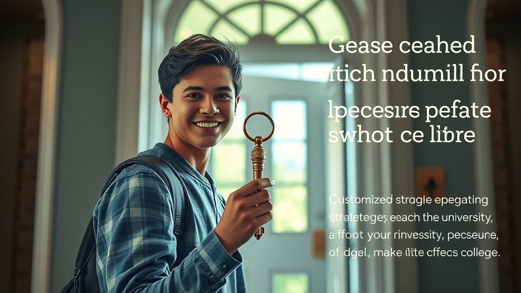 정시 지원 시 대학별 맞춤 준비 (realistic 스타일)