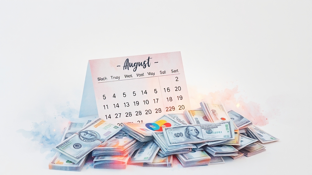 납부 기간 및 방법 (watercolor 스타일)