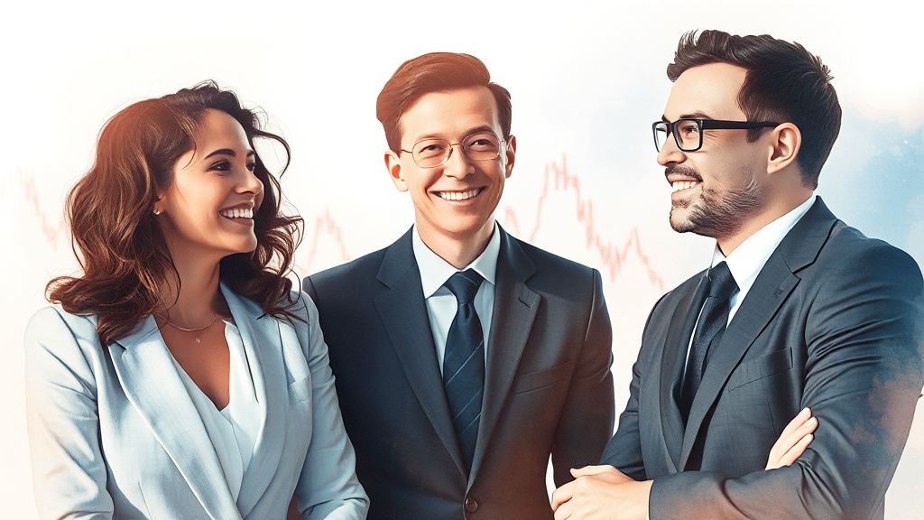 경제, 혼조세 속 채용 증가 (watercolor 스타일)